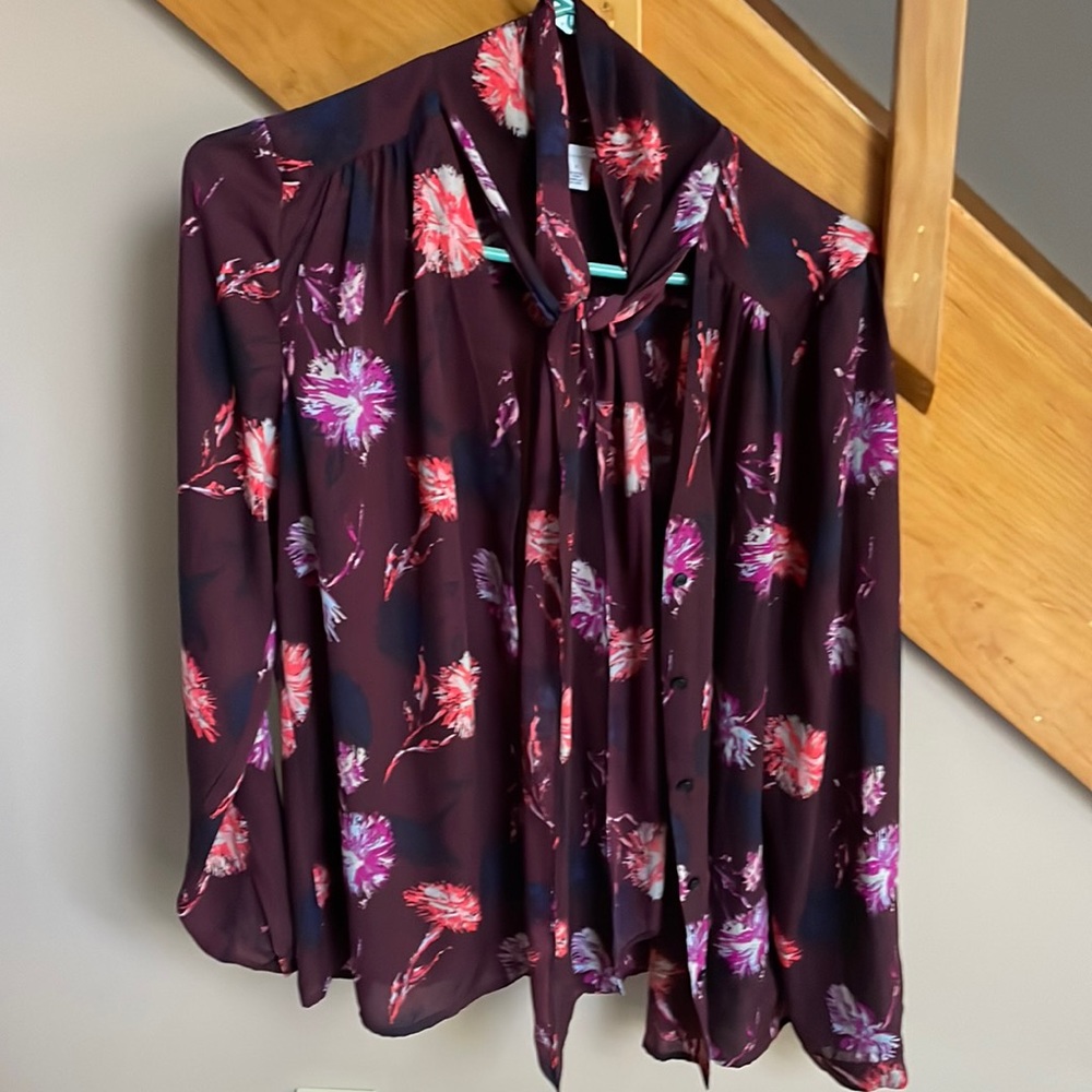 Pink floral top